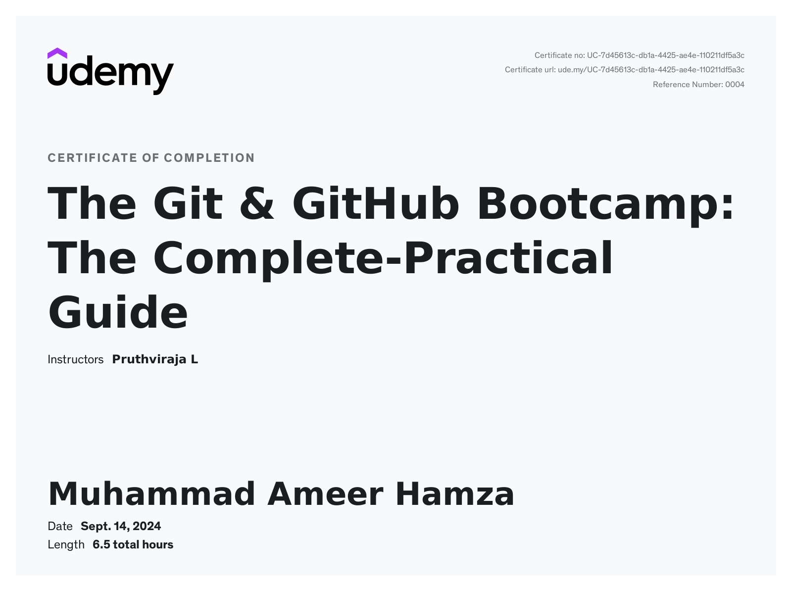 The Git & Github Bootcamp